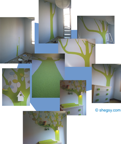 Decoration works on Dar�o's room
