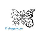 butterfly tattoo design
