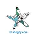 sea star tattoo design