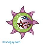 constellation sun moon stars tattoo design