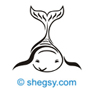 diseño de tatuaje de ballena beluga